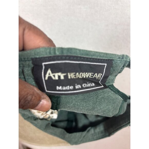 Duartes Tavern Green & Beige Baseball Cap By Att Headwear - Picture 3 of 4